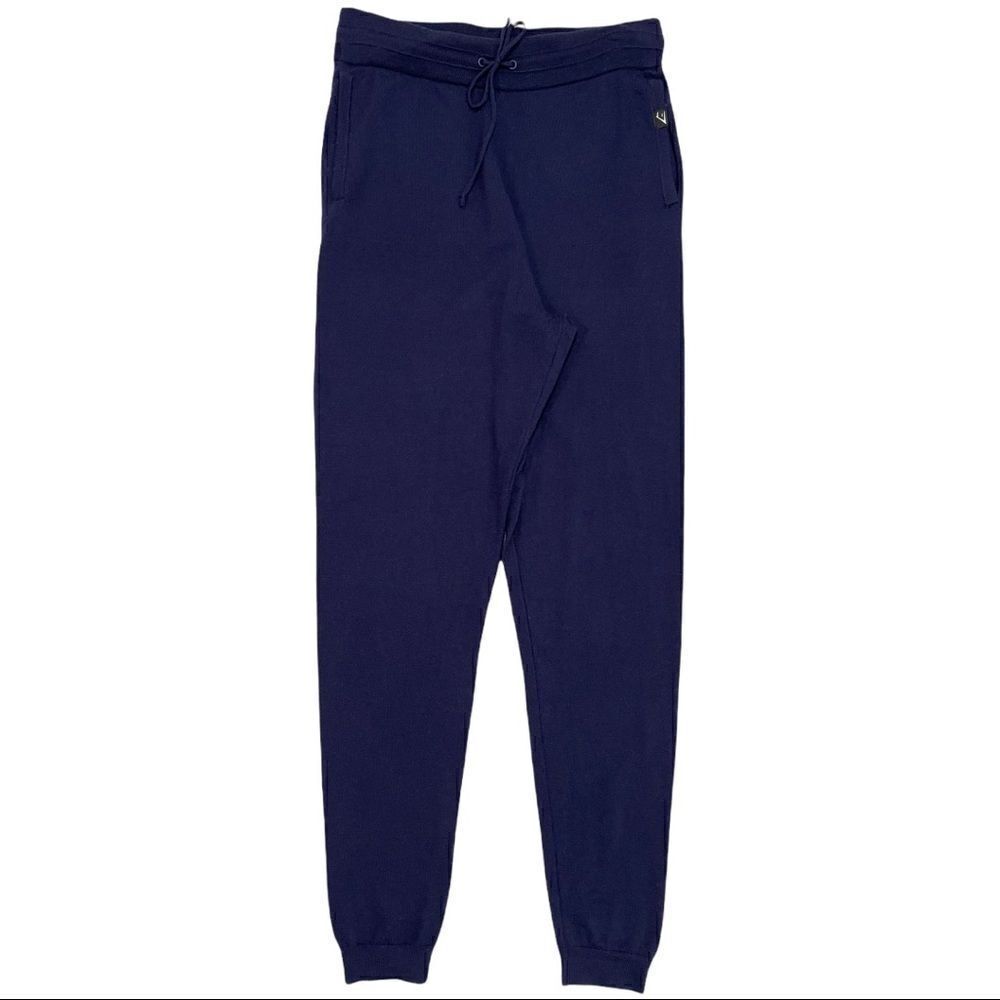 GYMSHARK French Terry Navy Blue High Rise Joggers - Picture 2 of 13
